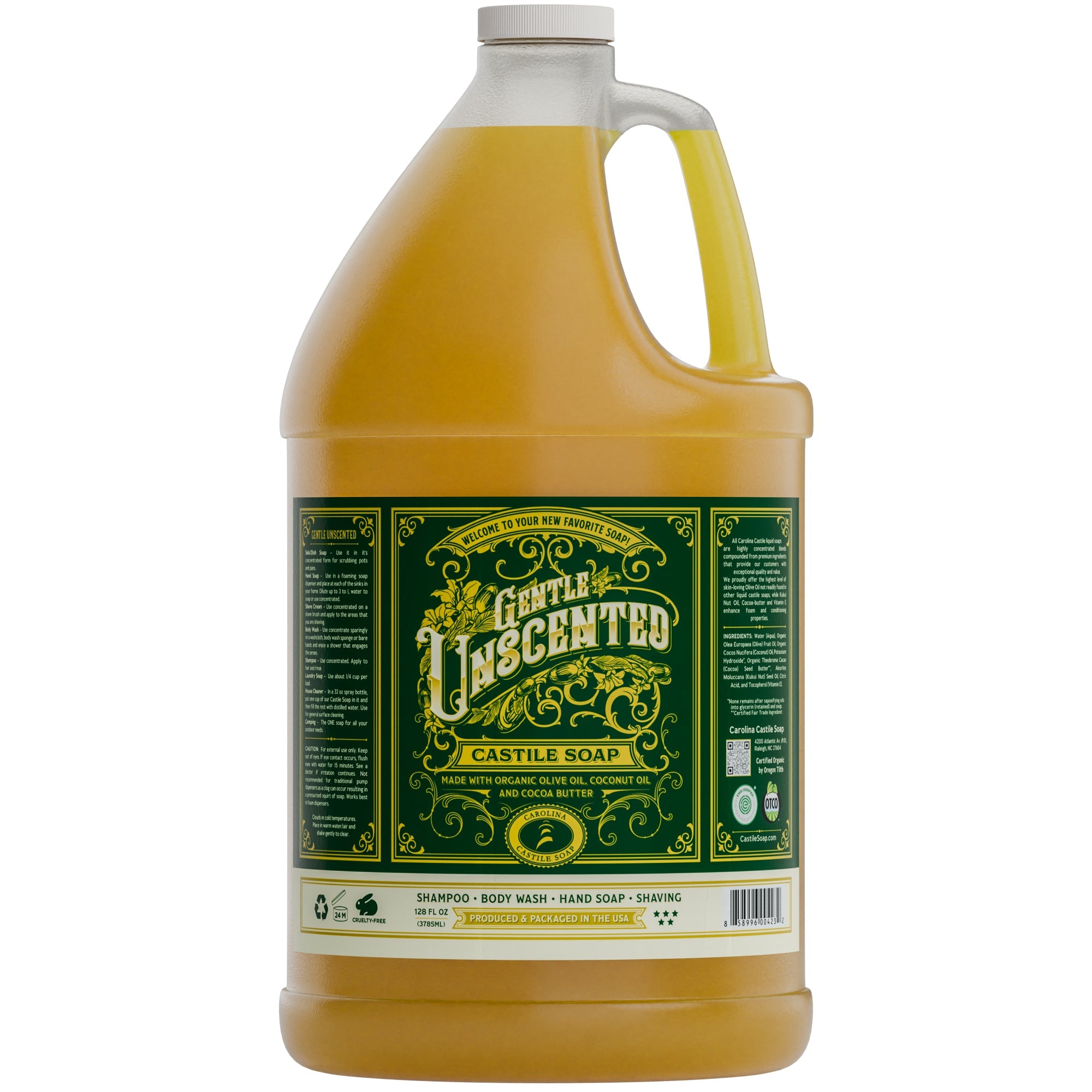 Gentle Unscented Castile Soap