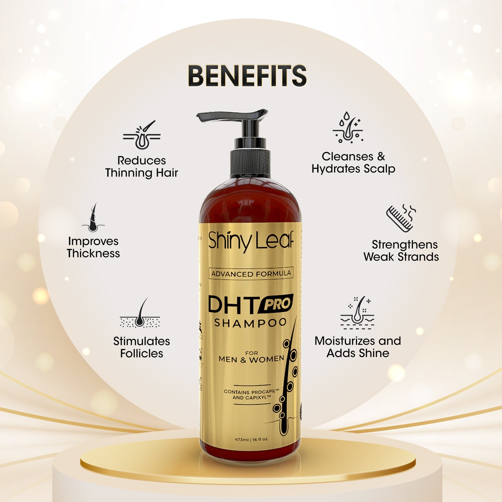 DHT Pro Shampoo and Conditioner with Procapil and Capixyl