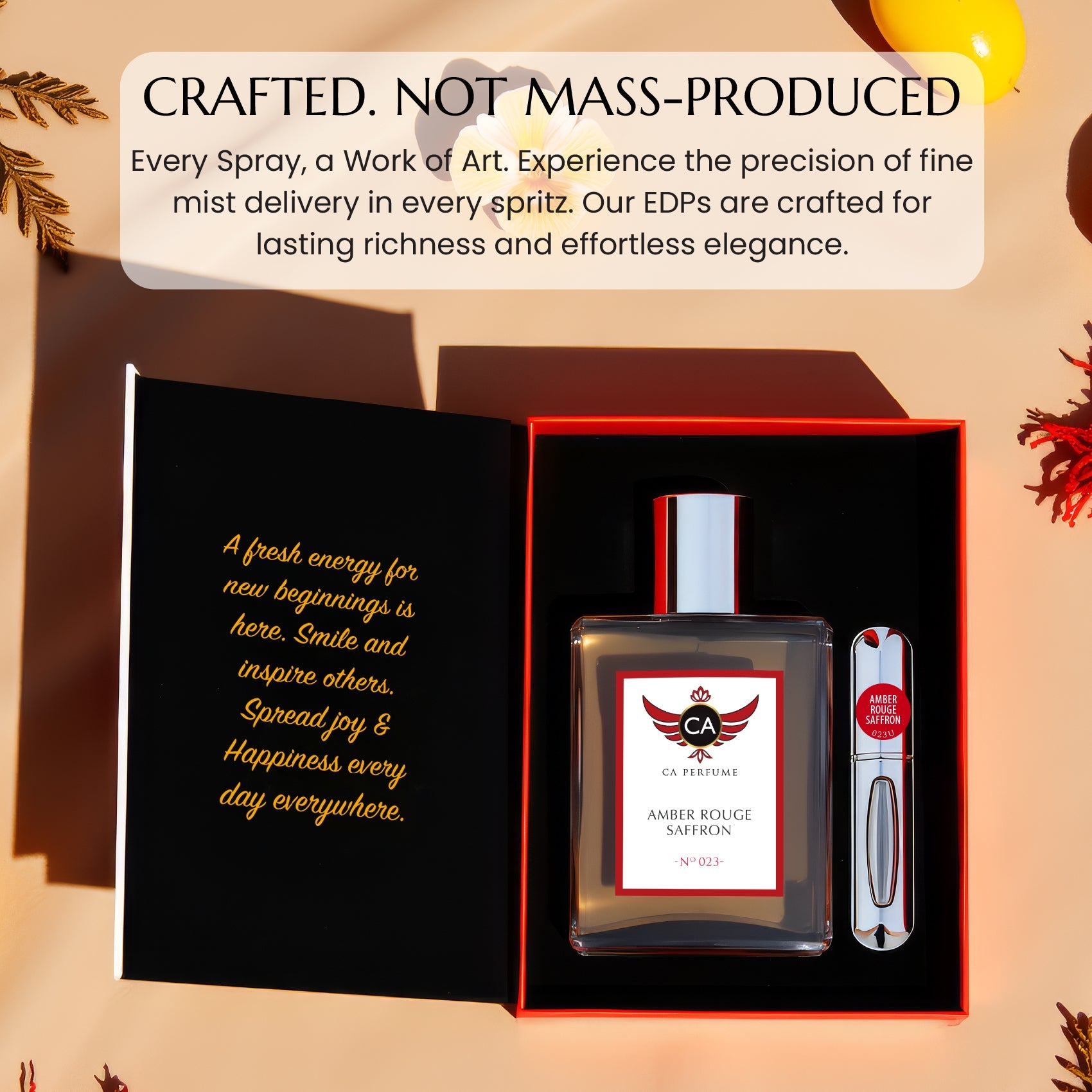023- Amber Rouge Saffron Perfume Spray