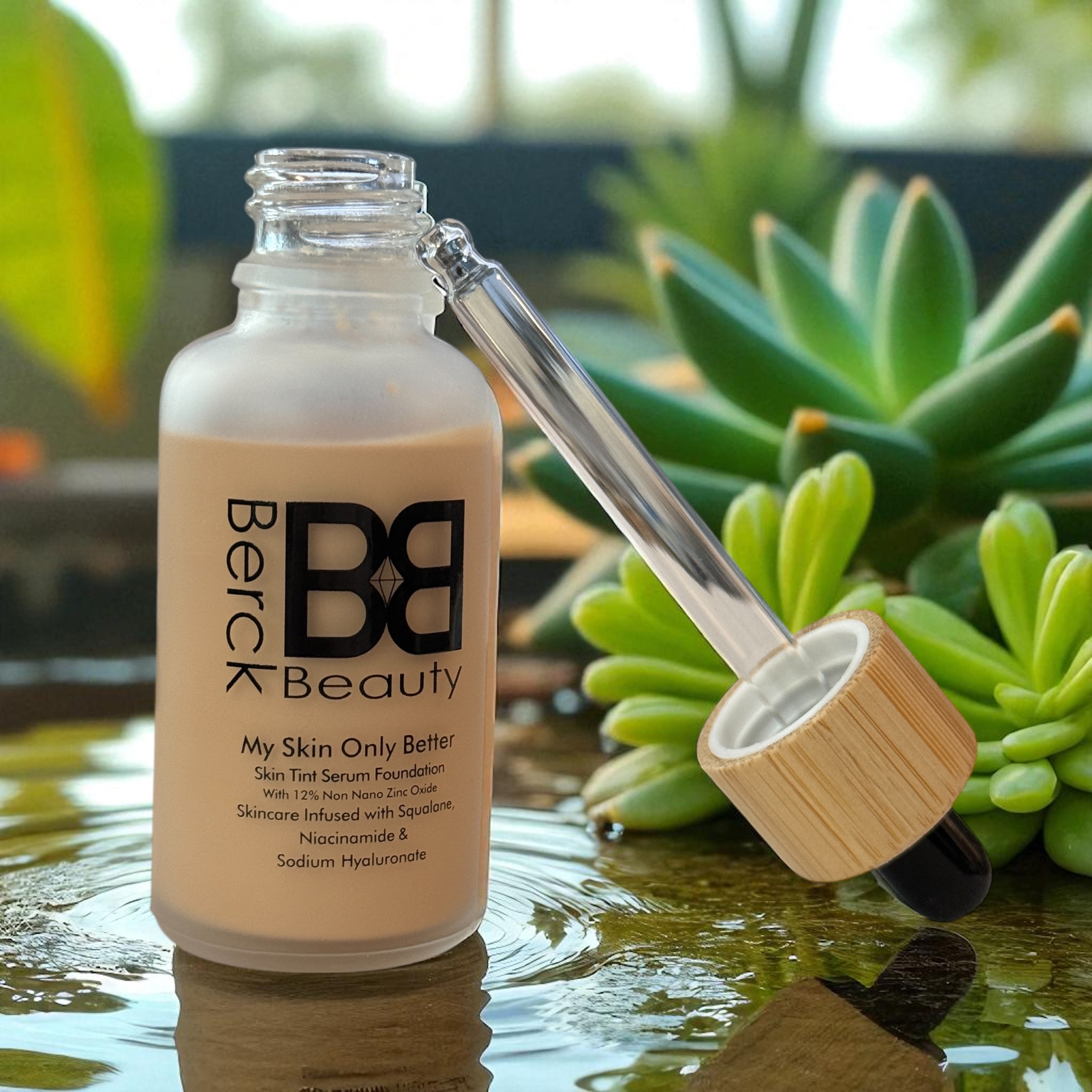 BB My Skin Only Better Skin Tint Serum Foundation with 12% Non Nano Zinc Oxide - Skincare Infused 💦