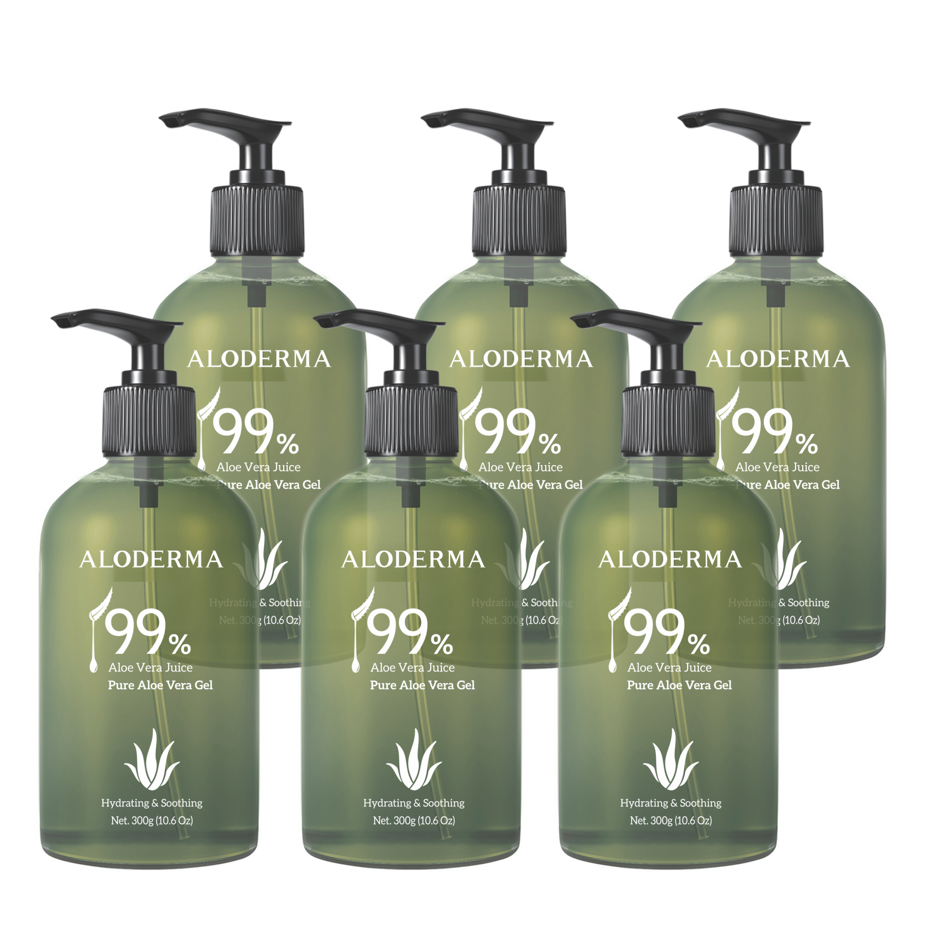 ALODERMA Pure Aloe Vera Gel 300g by AloeCure