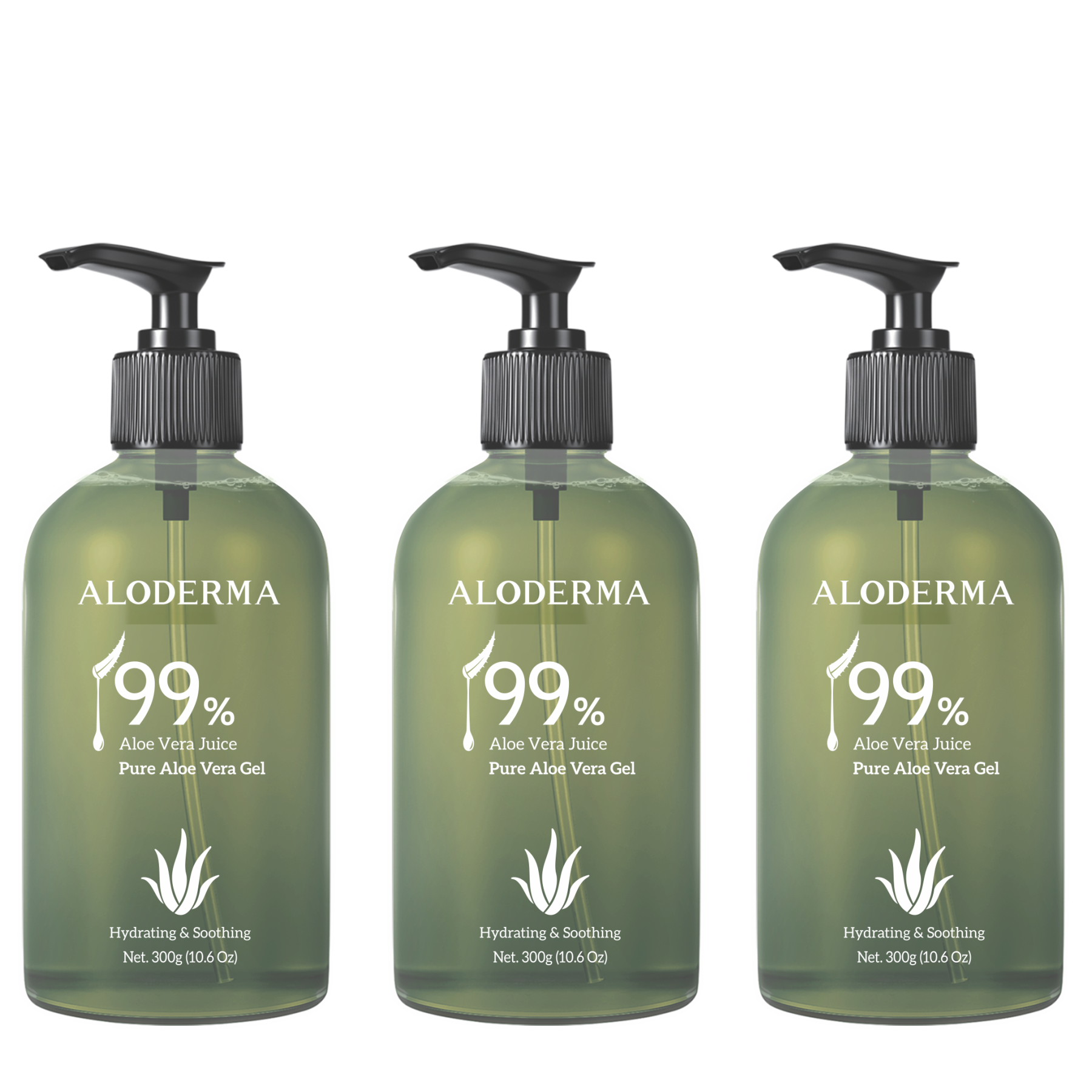 ALODERMA Pure Aloe Vera Gel 300g by AloeCure